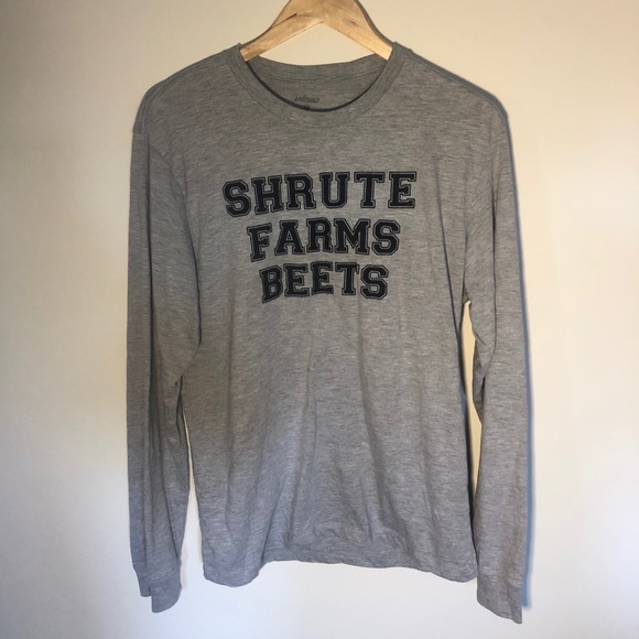 Schrute Farm Beets Long Sleeve Tee from The Office - Picture 1 of 5